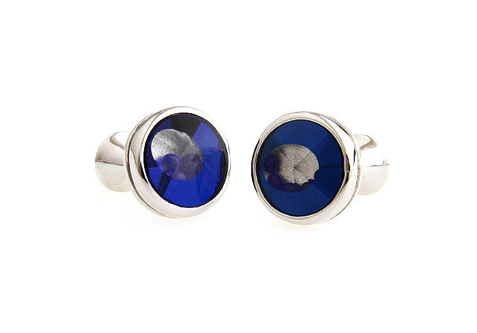  Blue Elegant Cufflinks Glass Cufflinks Wholesale & Customized  CL661961