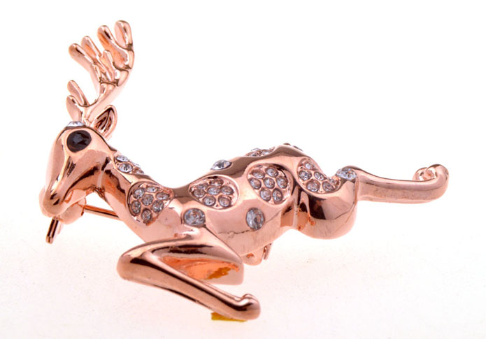 Deer The Brooch  Gold Luxury The Brooch The Brooch Animal Wholesale & Customized  CL955763