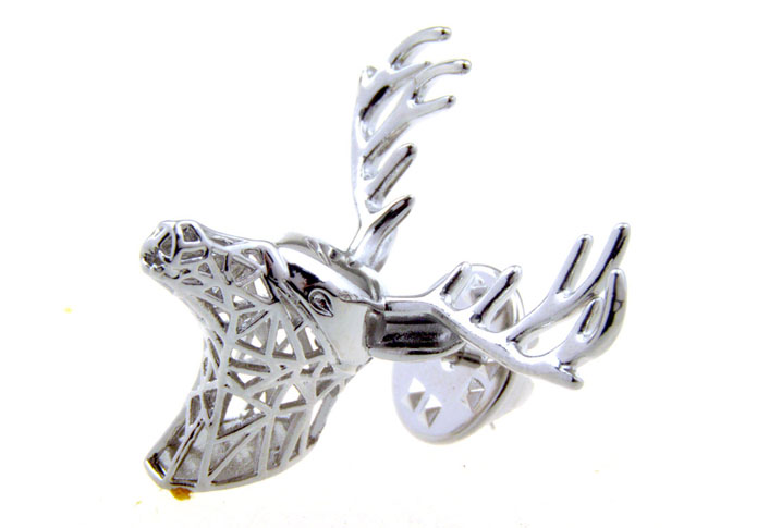 Deer The Brooch  Silver Texture The Brooch The Brooch Animal Wholesale & Customized  CL955773