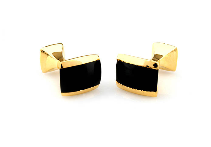  Gold Luxury Cufflinks Onyx Cufflinks Wholesale & Customized  CL651926