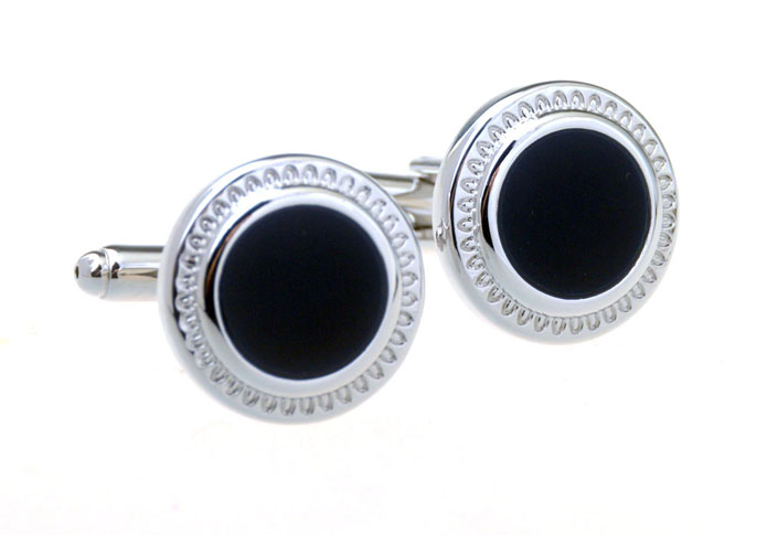  Black Classic Cufflinks Onyx Cufflinks Wholesale & Customized  CL656771