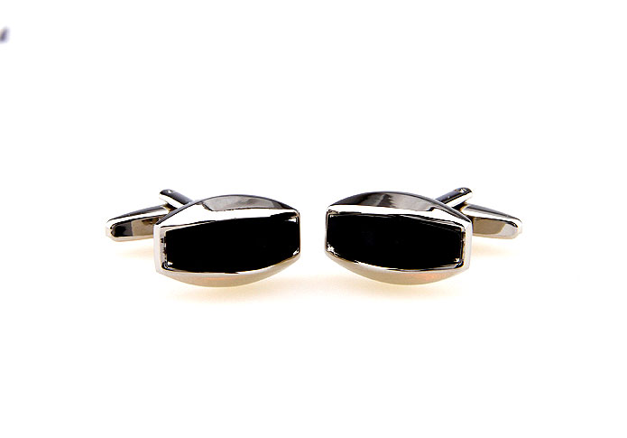  Black Classic Cufflinks Onyx Cufflinks Wholesale & Customized  CL663818