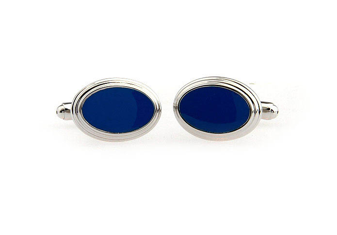  Blue Elegant Cufflinks Paint Cufflinks Wholesale & Customized  CL651374