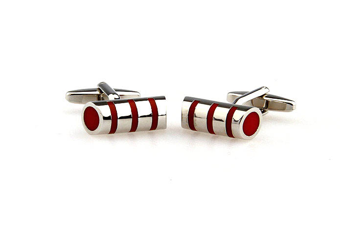  Red Festive Cufflinks Paint Cufflinks Wholesale & Customized  CL651528