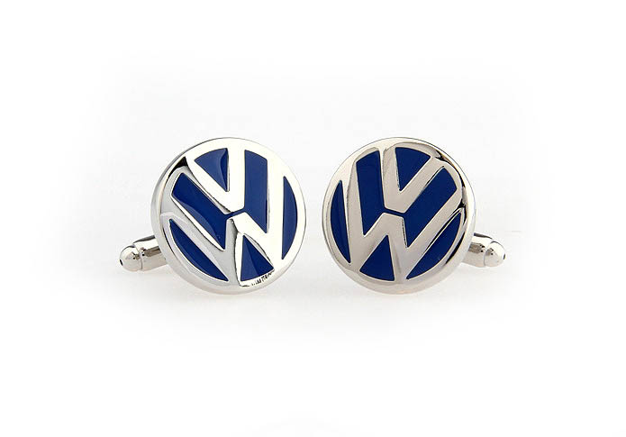 Volkswagen Cars marked Cufflinks  Blue Elegant Cufflinks Paint Cufflinks Automotive Wholesale & Customized  CL651588