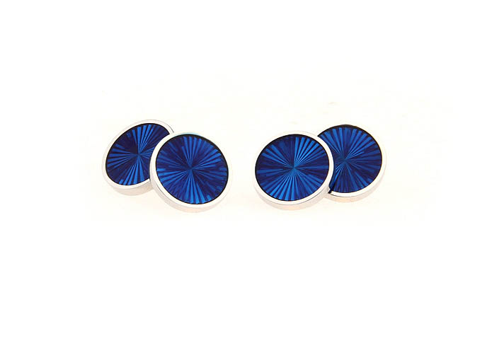 Sided cufflinks Cufflinks  Blue Elegant Cufflinks Paint Cufflinks Funny Wholesale & Customized  CL651716
