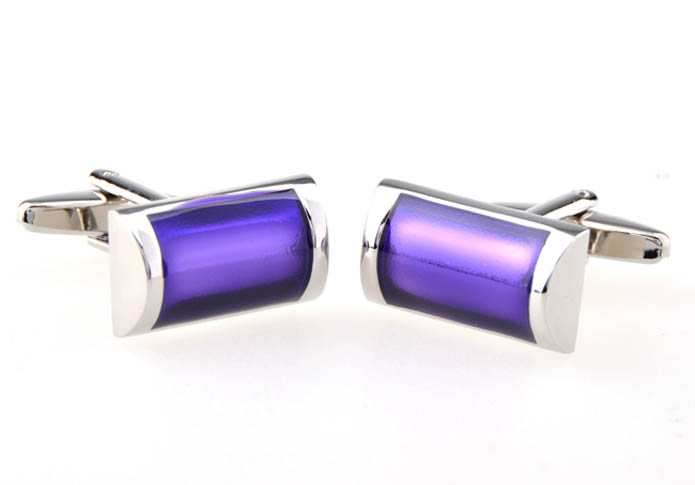  Purple Romantic Cufflinks Paint Cufflinks Wholesale & Customized  CL654037