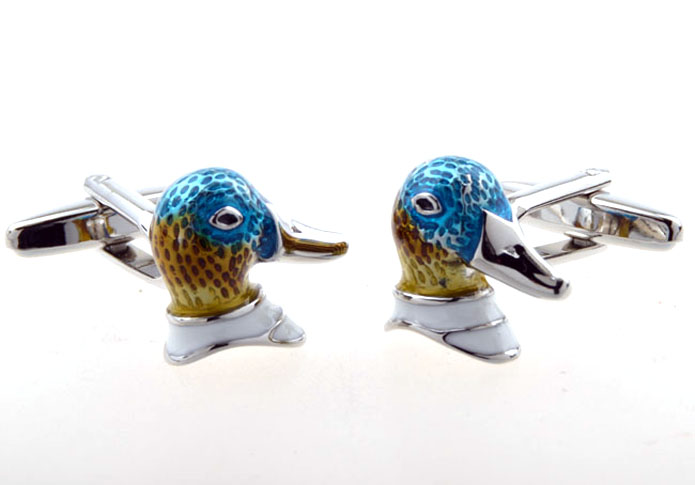 The head of a bird Cufflinks  Multi Color Fashion Cufflinks Paint Cufflinks Animal Wholesale & Customized  CL654432