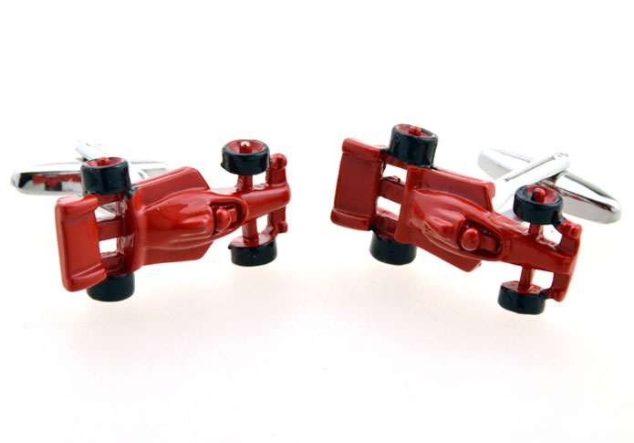 Four-wheel drive car Cufflinks Red Festive Cufflinks Paint Cufflinks Transportation Wholesale & Customized CL654910