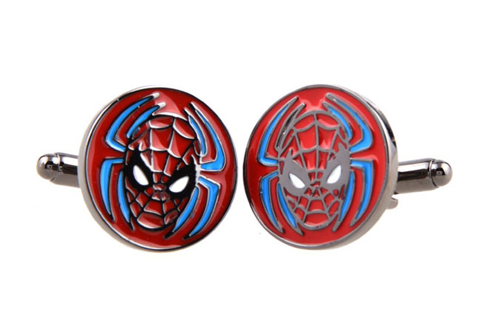 Spider-Man Cufflinks Multi Color Fashion Cufflinks Paint Cufflinks Flags Wholesale & Customized CL654950