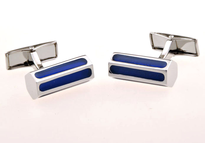 Blue Elegant Cufflinks Paint Cufflinks Wholesale & Customized CL655481