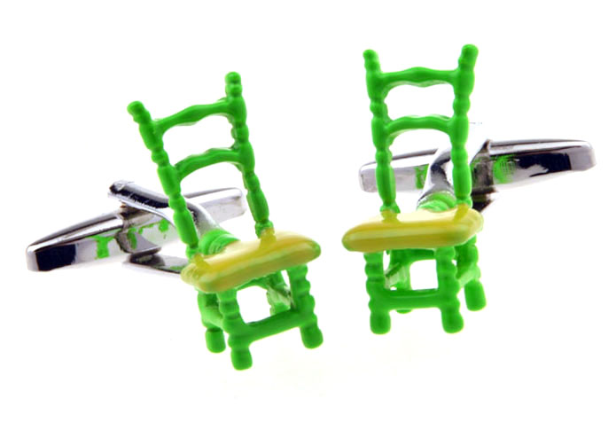 Chair Cufflinks Multi Color Fashion Cufflinks Paint Cufflinks Tools Wholesale & Customized CL655518
