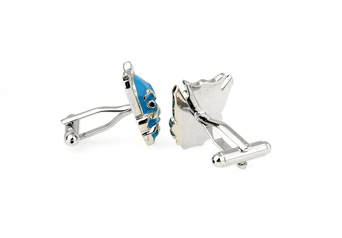 Faucet Cufflinks  Blue Elegant Cufflinks Paint Cufflinks Skull Wholesale & Customized  CL655726