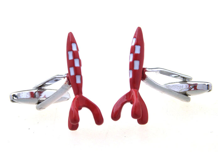 Rocket Cufflinks  Red Festive Cufflinks Paint Cufflinks Military Wholesale & Customized  CL656495