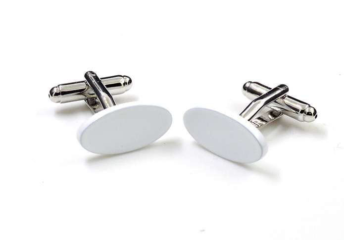  White Purity Cufflinks Paint Cufflinks Tools Wholesale & Customized  CL657463