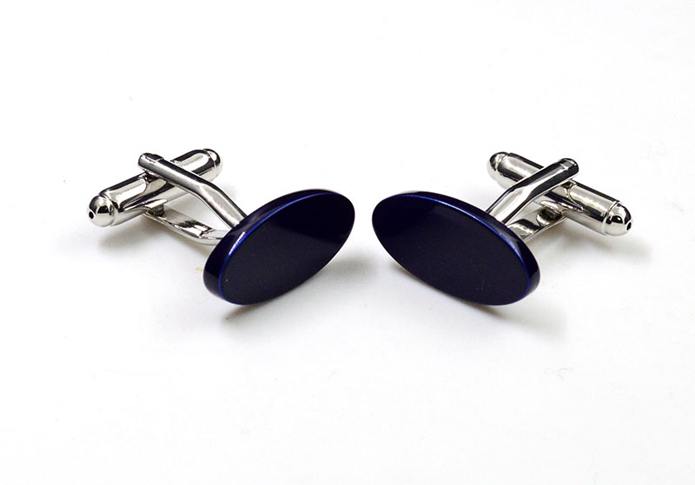  Blue Elegant Cufflinks Paint Cufflinks Religious and Zen Wholesale & Customized  CL657464