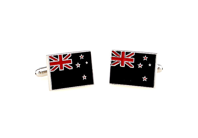 New Zealand flag Cufflinks  Multi Color Fashion Cufflinks Paint Cufflinks Flag Wholesale & Customized  CL662406