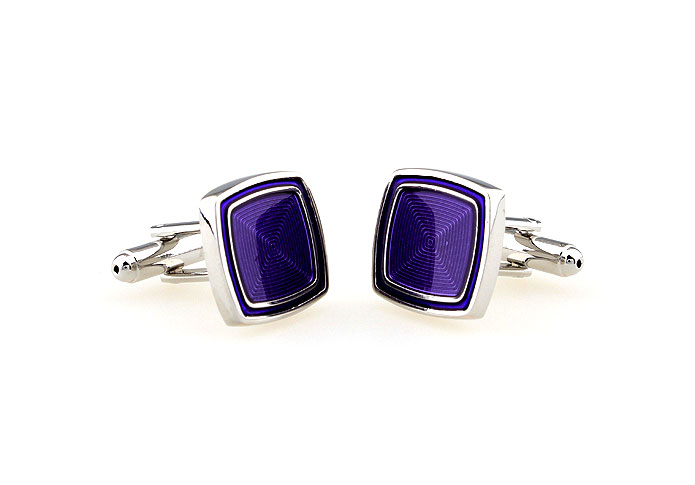  Purple Romantic Cufflinks Paint Cufflinks Wholesale & Customized  CL662501