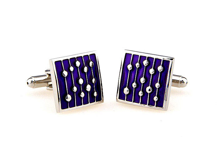 Clothing buttons Cufflinks  Purple Romantic Cufflinks Paint Cufflinks Wholesale & Customized  CL662646