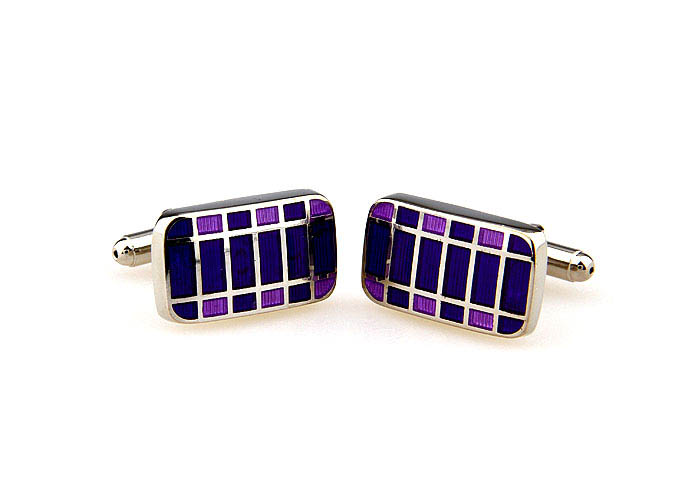 Purple Romantic Cufflinks Paint Cufflinks Wholesale & Customized  CL662750