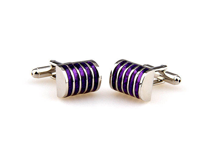  Purple Romantic Cufflinks Paint Cufflinks Wholesale & Customized  CL662838