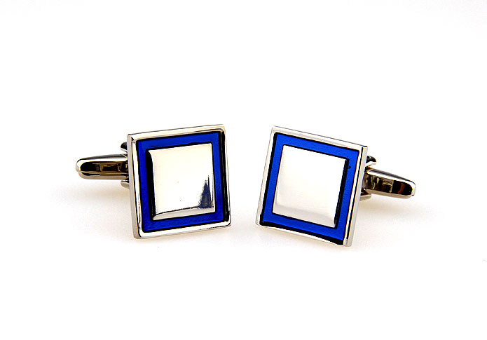  Blue Elegant Cufflinks Paint Cufflinks Wholesale & Customized  CL662876