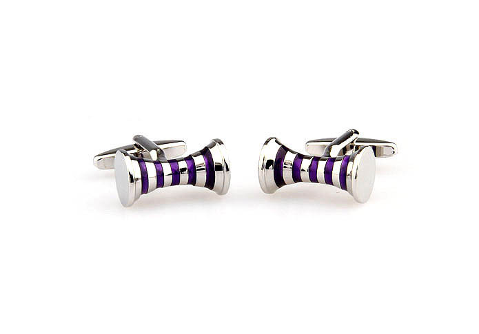  Purple Romantic Cufflinks Paint Cufflinks Wholesale & Customized  CL663068