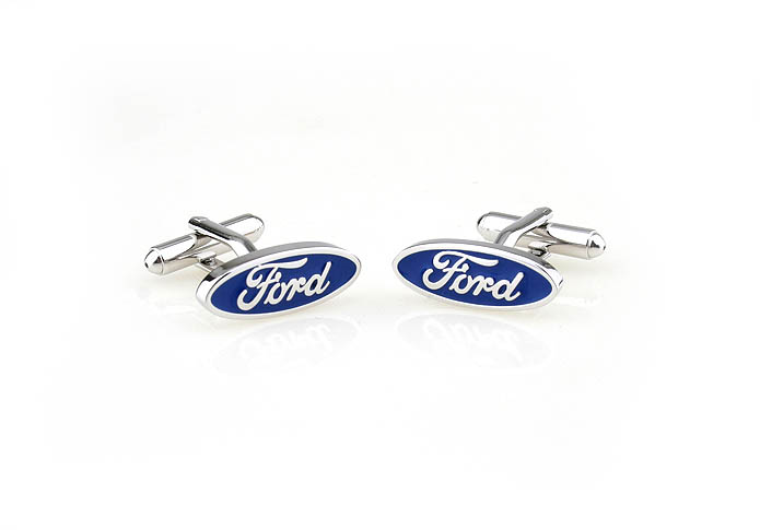 FORD Ford Cars marked Cufflinks  Blue Elegant Cufflinks Paint Cufflinks Automotive Wholesale & Customized  CL670949