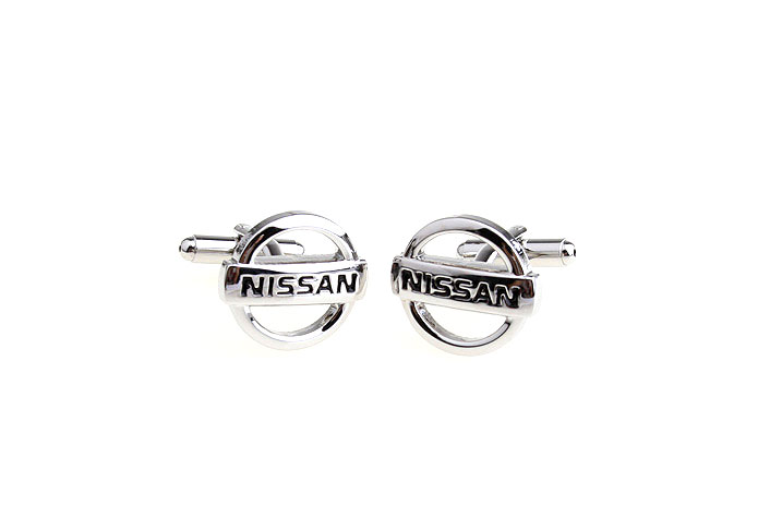 NISSAN Cars marked Cufflinks  Black Classic Cufflinks Paint Cufflinks Automotive Wholesale & Customized  CL670960