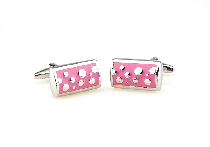  Pink Charm Cufflinks Paint Cufflinks Wholesale & Customized  CL671087