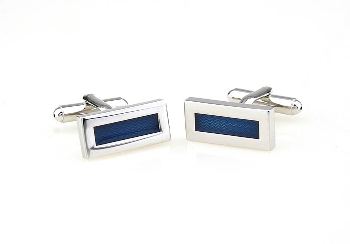  Blue Elegant Cufflinks Paint Cufflinks Wholesale & Customized  CL671130