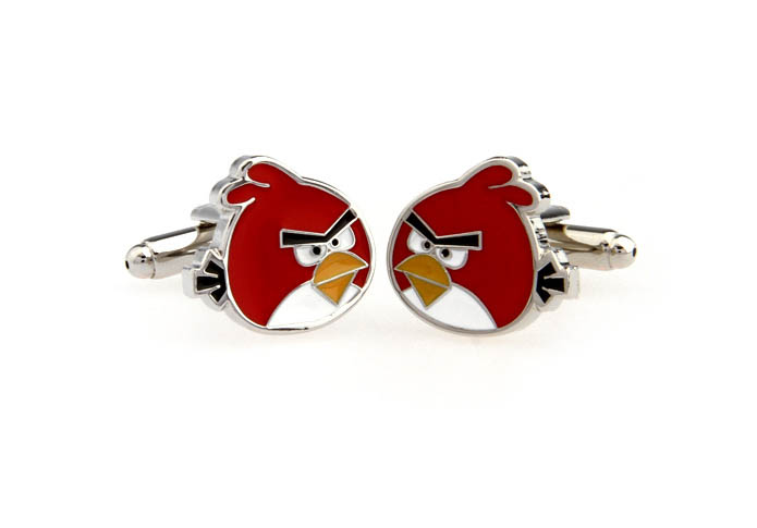Angry Birds ANGRY BIRD Cufflinks  Multi Color Fashion Cufflinks Paint Cufflinks Animal Wholesale & Customized  CL671157