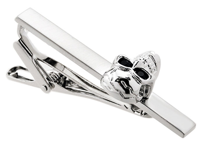 The skull Tie Clips  Black Classic Tie Clips Paint Tie Clips Skull Wholesale & Customized  CL850867