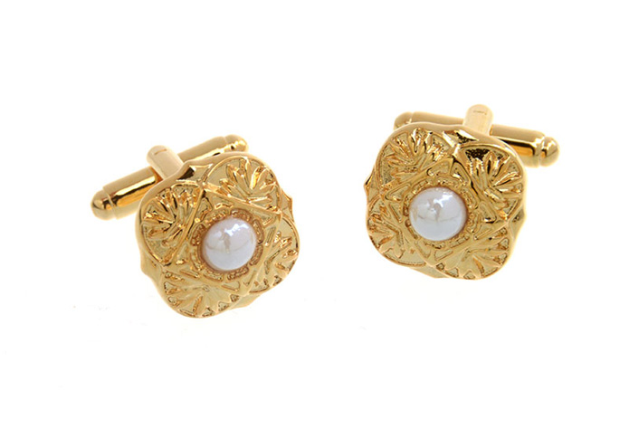  White Purity Cufflinks Pearl Cufflinks Funny Wholesale & Customized  CL657160