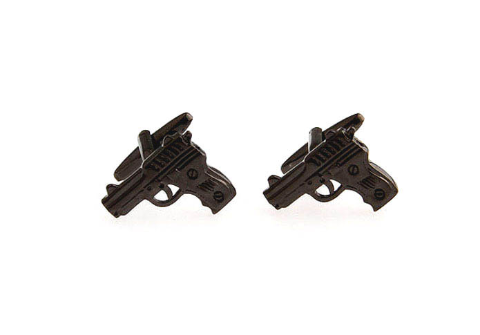 Pistol Cufflinks  Gray Steady Cufflinks Metal Cufflinks Military Wholesale & Customized  CL641210