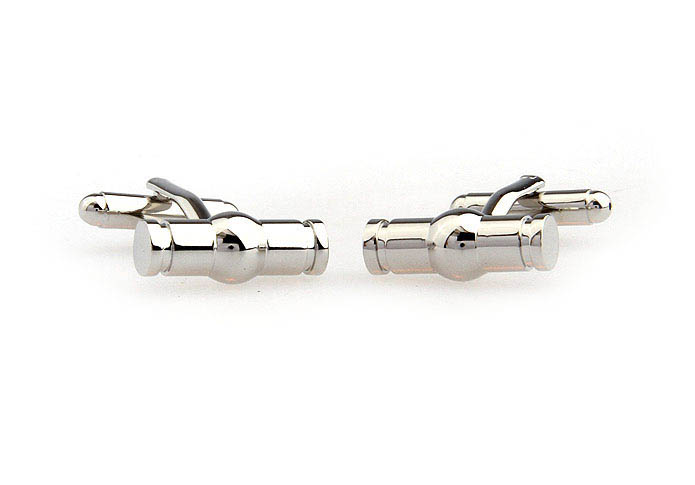  Silver Texture Cufflinks Metal Cufflinks Funny Wholesale & Customized  CL652559