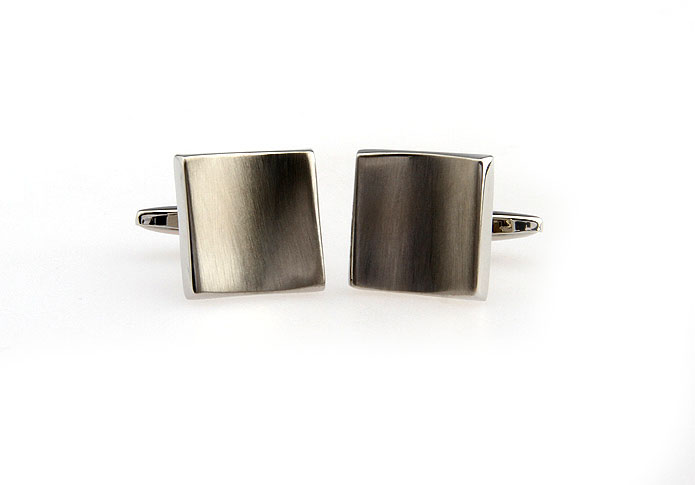 Silver Texture Cufflinks Metal Cufflinks Wholesale & Customized  CL652592