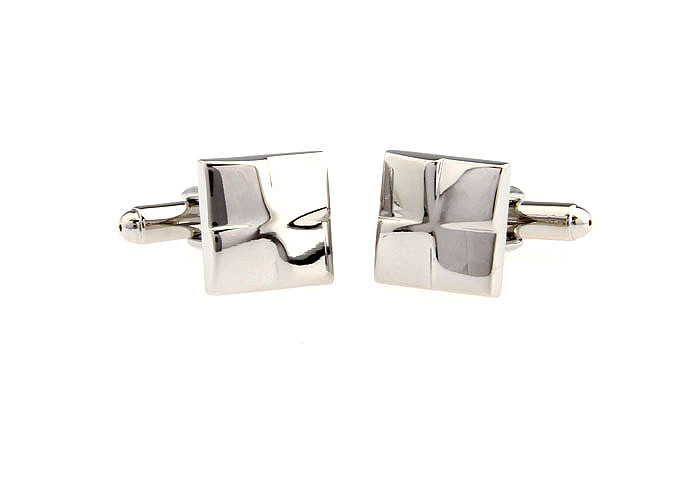  Silver Texture Cufflinks Metal Cufflinks Wholesale & Customized  CL652655