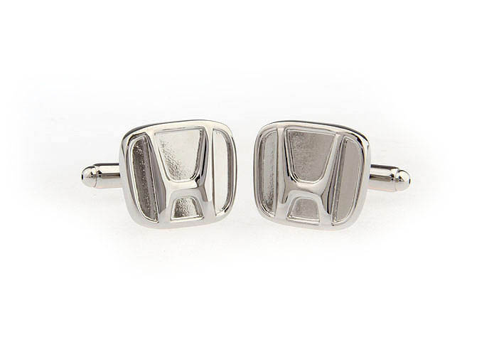 Honda Cars marked Cufflinks  Silver Texture Cufflinks Metal Cufflinks Automotive Wholesale & Customized  CL652762