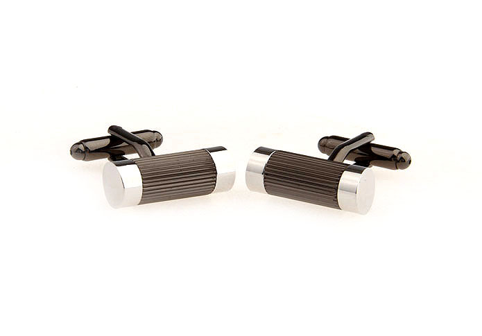  Gray Steady Cufflinks Metal Cufflinks Wholesale & Customized  CL652791