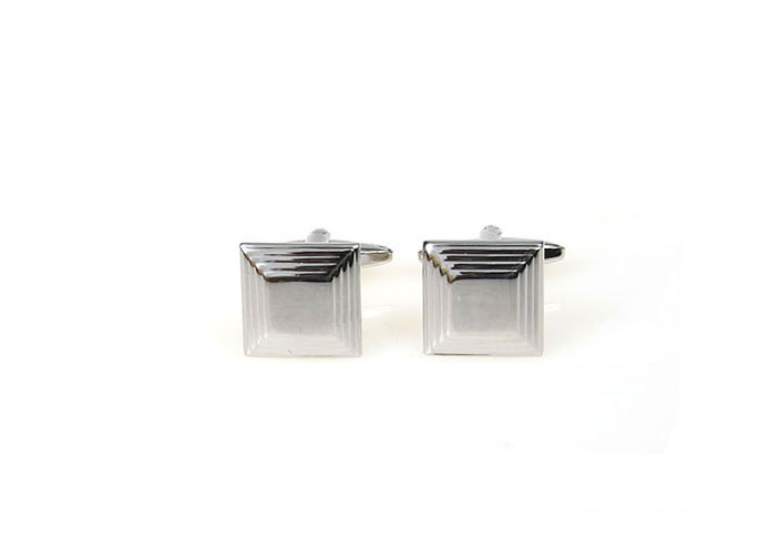  Silver Texture Cufflinks Metal Cufflinks Wholesale & Customized  CL652840