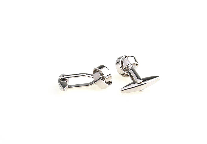  Silver Texture Cufflinks Metal Cufflinks Knot Wholesale & Customized  CL652918