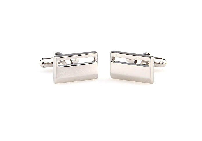  Silver Texture Cufflinks Metal Cufflinks Wholesale & Customized  CL653023