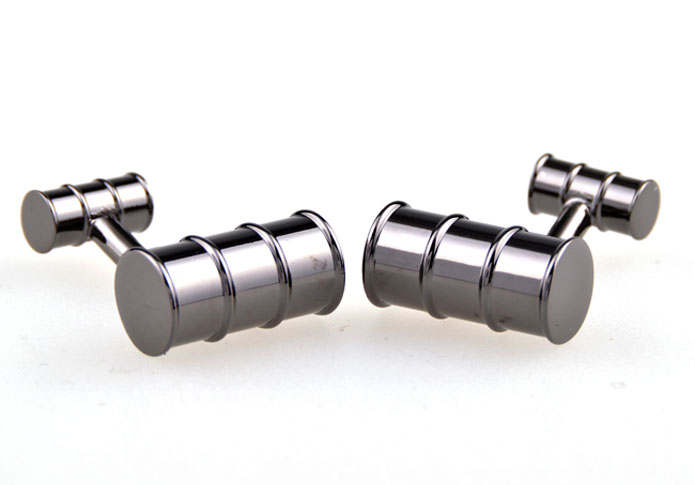  Gray Steady Cufflinks Metal Cufflinks Wholesale & Customized  CL654224
