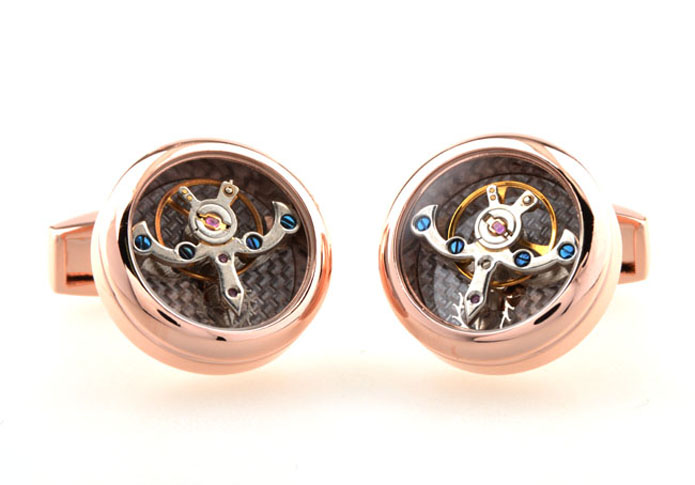 Steampunk with the smallest vintage watch movements Cufflinks  Multi Color Fashion Cufflinks Metal Cufflinks Tools Wholesale & Customized  CL654246
