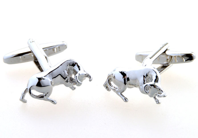 Predator Cufflinks Silver Texture Cufflinks Metal Cufflinks Animal Wholesale & Customized CL654990