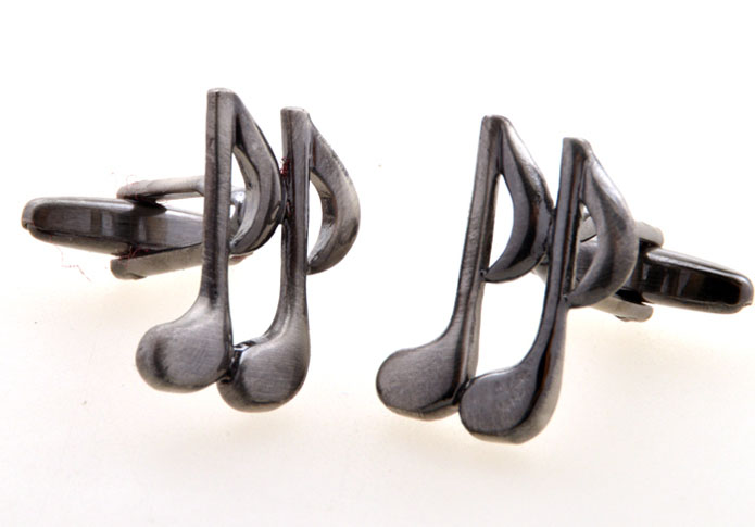 Note Cufflinks Gray Steady Cufflinks Metal Cufflinks Music Wholesale & Customized CL654991
