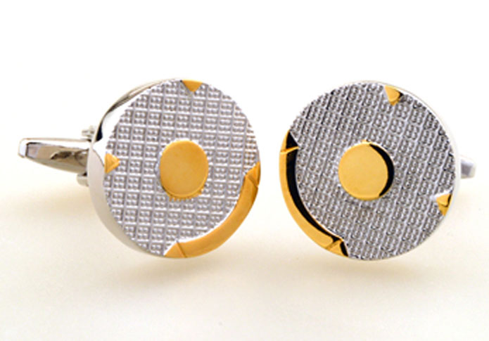 Gold Luxury Cufflinks Metal Cufflinks Tools Wholesale & Customized CL655172