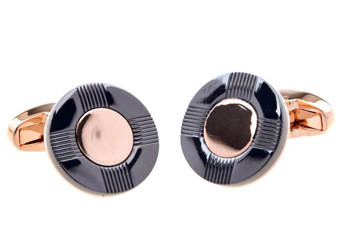 Gray Steady Cufflinks Metal Cufflinks Wholesale & Customized CL655391