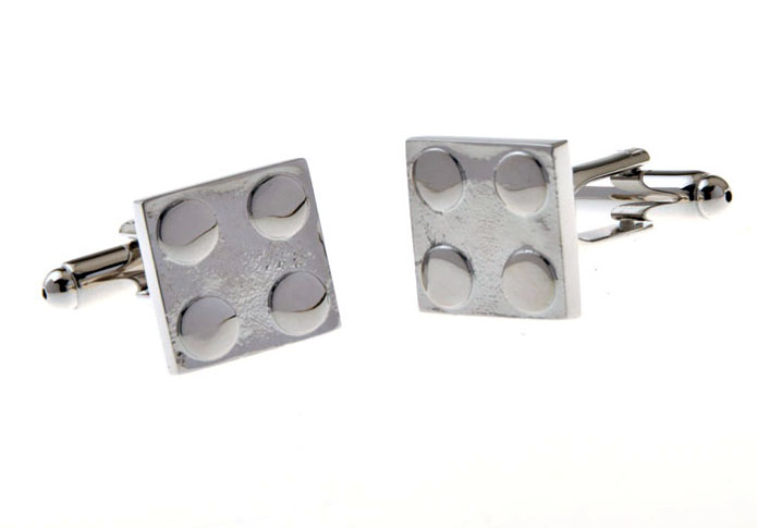  Silver Texture Cufflinks Metal Cufflinks Funny Wholesale & Customized  CL655780